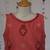Red embroidered pure chanderi sharara set
