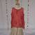 Red embroidered pure chanderi sharara set