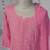 Pink embroidered viscose sharara set