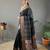 Black art silk  woven saree