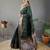 Green art silk  woven saree