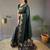 Green art silk  woven saree