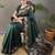 Green art silk  woven saree