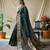 Green art silk  woven saree