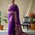 Wine art silk  woven saree
