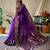 Wine art silk  woven saree