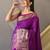 Wine art silk  woven saree