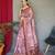 Baby pink art silk  woven saree