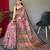 Baby pink art silk  woven saree