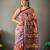 Baby pink art silk  woven saree