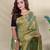 Mehendi art silk  woven saree