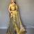 Golden art silk  woven saree