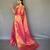 Pink art silk  woven saree