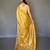 Yellow art silk  woven saree