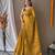 Yellow art silk  woven saree
