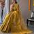 Yellow art silk  woven saree