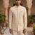Beige color sequence dhaga embroidery jodhpuri for men | premium designer bandhgala ethnic wear