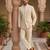 Beige color sequence dhaga embroidery jodhpuri for men | premium designer bandhgala ethnic wear