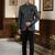 Flowral black multicolor jodhpuri for men | premium designer bandhgala ethnic wear