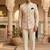 Beige color jodhpuri with maroon color touchup embroidery for men | premium designer bandhgala ethnic wear
