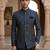 Sequence flowral black and blue color  jodhpuri for men | premium designer bandhgala ethnic wear