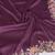 Purple soft satin saree with embroidered border and matching blouse piece