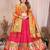 Silk Lehenga Choli with Paithani Border & Teal Blue Dupatta Traditional Festive & Wedding Wear Lehenga Set for Women