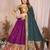 Silk Lehenga Choli with Paithani Border & Teal Blue Dupatta Traditional Festive & Wedding Wear Lehenga Set for Women