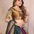 Silk Lehenga Choli with Paithani Border & Teal Blue Dupatta Traditional Festive & Wedding Wear Lehenga Set for Women