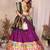 Silk Lehenga Choli with Paithani Border & Teal Blue Dupatta Traditional Festive & Wedding Wear Lehenga Set for Women