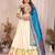 Silk Lehenga Choli with Paithani Border & Teal Blue Dupatta Traditional Festive & Wedding Wear Lehenga Set for Women