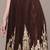 Brown printed Viscose skirt