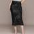 Black embellished Viscose skirt