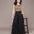 Black Viscose palazzo