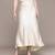 Ecru white Viscose skirt