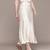 Ecru white Viscose skirt