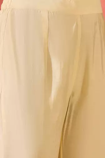 Women solid kurta with trousers