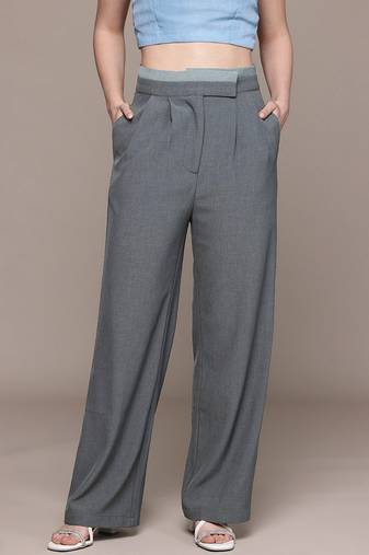 Grey Viscose trouser