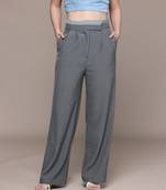 Grey Viscose trouser