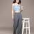 Grey Viscose trouser