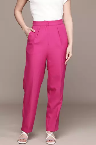 Pink Viscose trouser