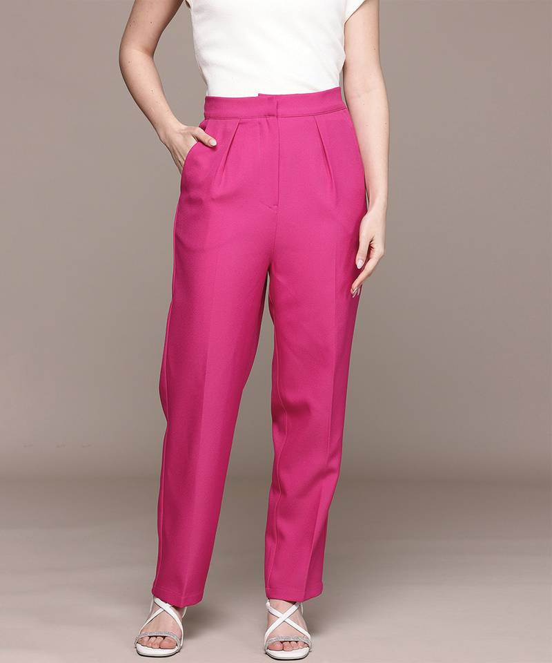 Pink Viscose trouser