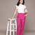 Pink Viscose trouser