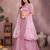 Embroidered Lehenga Choli with Matching Dupatta Heavy Zari Work Festive & Wedding Wear