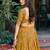Gorgeous Mustard Yellow Foil Printed Tussar Silk Haldi Wear Lehenga Choli