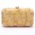 Golden embroiderede party clutch