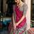 Glorious Bottle Green Printed Tussar Silk Mehendi Wear Lehenga Choli