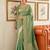 Green woven tissue silk saree with blouse