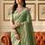 Green woven tissue silk saree with blouse