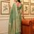 Green woven tissue silk saree with blouse